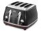 Retro Toster DeLonghi CTOV 4003 BK na 4 tosty