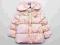 ZARA* babyGILR KURTKA CIEPŁA RÓŻ 6-9m. D124