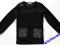 NOWA TUNIKA CZARNA SKÓRA H&amp;M 122/128