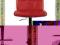 stołek barowy,  barhocker CZERWONY  SB070