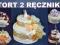 TORT Z RECZNIKOW PREZENT SLUB ROCZNICA RECZNIKI