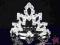 Grzebyk do włosów mini DIADEM cyrkonie DO WŁOSÓW!