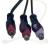 Kabel 1xRCA wt./2xRCA gn. 3m nikiel (160-3,0)