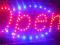 OPEN m/l REKLAMA LED NEON BANER OPEN m/l REKLAMA LED NEON BANER