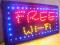 FREE WI FI  HOT SPOT SUPER REKLAMA PANEL LED