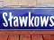 Stara tablica emaliowana ulica Sławkowska KRAKÓW