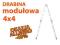 MODUŁOWA DRABINA ALUMINIOWA 4x4 WIELOFUNKCYJNA