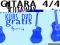 KLASYCZNA AKUSTYCZNA 4/4 GITARA POKROWIEC +GRATISY
