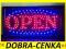 TABLICA LED NEON PANEL REKLAMA OTWARTE 24H OPEN !!