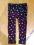 GRANATOWE LEGGINSY  H&amp;M  ROZ.98 2-3 LATKA