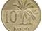 N95. NIGERIA 10 KOBO 1976