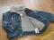 KURTECZKA JEANS JEANSOWA CIEPLUTKA ZARA 6-9 MIES