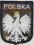 Naszywka polowa z orłem i napisem POLSKA