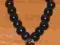 Mala - Różaniec tybetański - CZARNY  (na rękę)
