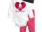 H&amp;M Komplet body spodnie czapka 56 62 68 nowe