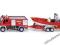 SIKU 1636 STRAŻ POŻARNA UNIMOG Z ŁÓDKĄ SklepKAMI