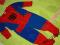 ciepla  Pizamka 2-3 l 98 cm  pajacyk spiderman