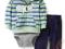 Carter's BLUZA BODY SPODNIE KOMPLET Roz 74 7-9m