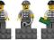 Nowe LEGO 853092 CITY 3x Figurka Magnes Rabusie