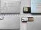USB w kształcie karty kredytowej aluminiowe 1gb