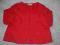 ZARA Piękny czerwony płaszcz dla dziewczynki r 74