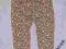 GEORGE bawełniane legginsy w kwiatuszki, roz. 104