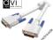 KABEL DVI - DVI 24+1 Dual Link 2xFILTRY OFC 1,8m