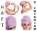 TURBAN RĘCZNIK z haftem NA GŁOWĘ DO WŁOSÓW BASEN