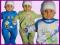 KOMPLET ŚPIOCHY ŚPIOSZKI + KAFTANIK 56  NADRUKI