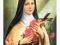 Św.Teresa od dzieciątka Jezus obrazek z modlitwą