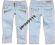 KappAhl Rybaczki Jasne Jeans Gniecenia __152