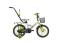 ROWER BMX 14 WHITE/GREEN MBIKE TYLKO U NAS GRATISY