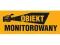 Tabliczki,tabliczka__OBIEKT MONITOROWANY__PCV_3mm