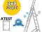 DRABINY Drabina Aluminiowa 3x8 WYS. 6,55 M. ATEST
