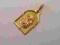 UWAGA !! PIĘKNA ZŁOTA ZAWIESZKA 0,70G 585 ! WARTO