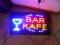 TABLICA REKLAMA SZYLD NEON KAFE BAR REKLAMA