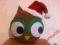Urocza  poduszka sowa sówka