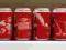 Coca Cola - sześć puszek - kolekcja olimpijska '96