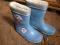 Śliczne niebieski śniegowce/kalosze r.28-29