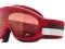 GOGLE NARCIARSKIE CARRERA MEDAL RED BLK