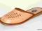 OKAZJA kapcie pantofle KLAPKI 100% SKÓRZANE 43