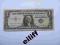 USA 1 DOLAR 1957 SILVER CERT.