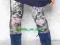 NEXT LEGGINSY Z KOTEM 3-4 L JESIEŃ 2014