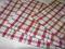 Nowe bawełniane ściereczki w kratkę 36x44 cm
