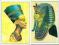 pocztówki NEFERTITI + TUTANKHAMUN maski EGIPT