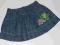 NEXT jeansowa spódnica OKULARY kokarda 134  BDB