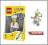 LEGO CITY BRELOK LATARKA KUCHARZ LGL-KE24 WYS.24H