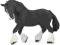 Figurka konia Papo kary ogier shire, koń, prezent