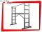 DRABINA ALUMINIOWA + RUSZTOWANIE PODEST 420cm