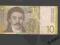 BANKNOT  JUGOSŁAWIA  10 dinarów